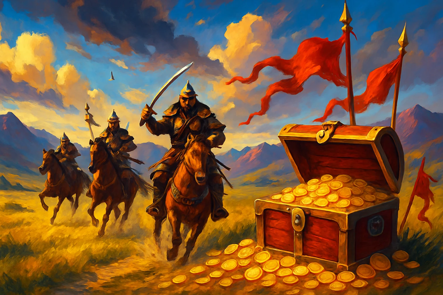 Play Genghis Khan Pokie with No Deposit Bonuses